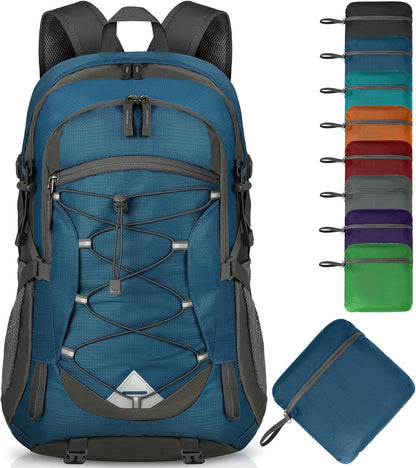 Sac à dos 40 L imperméable de randonnée et de camping — léger et pliable