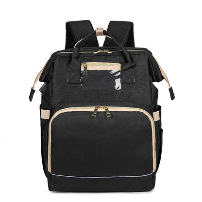 Sac à dos à langer convertible pour bébé avec couffin pliable – imperméable, multipoches
