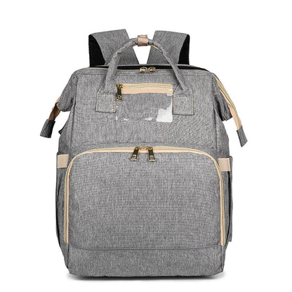 Sac à dos à langer convertible pour bébé avec couffin pliable – imperméable, multipoches