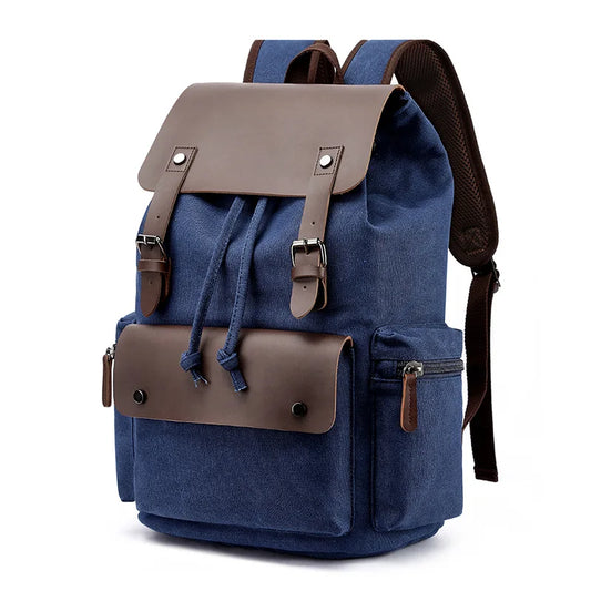 Sac à dos d’aventure en toile, style vintage, pour usage quotidien