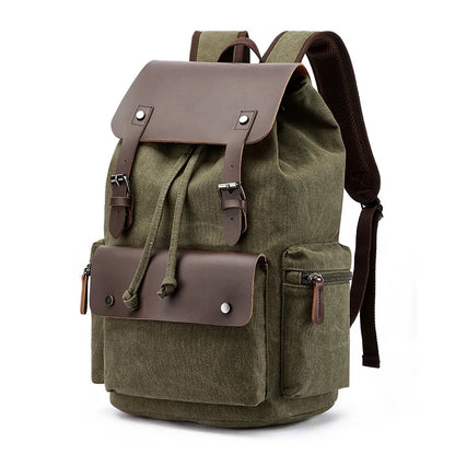 Sac à dos d’aventure en toile, style vintage, pour usage quotidien