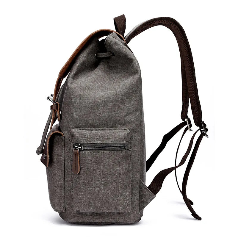 Sac à dos d’aventure en toile, style vintage, pour usage quotidien