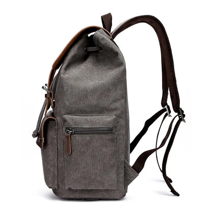 Sac à dos d’aventure en toile, style vintage, pour usage quotidien