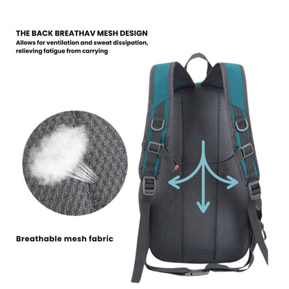 Sac à dos de plein air ultraléger et imperméable – sac à dos de journée léger pour la randonnée, le camping et le voyage