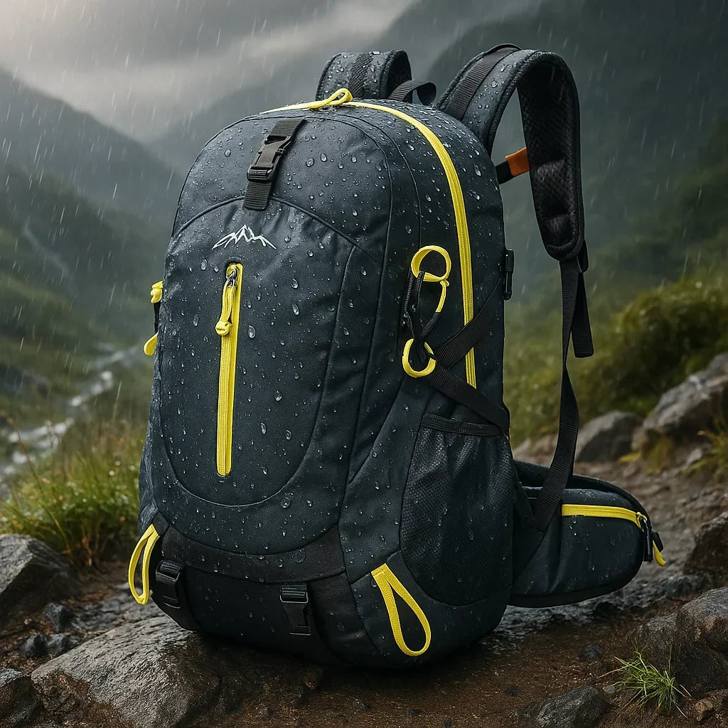 Sac à dos de randonnée imperméable unisexe 40 L pour aventures en plein air