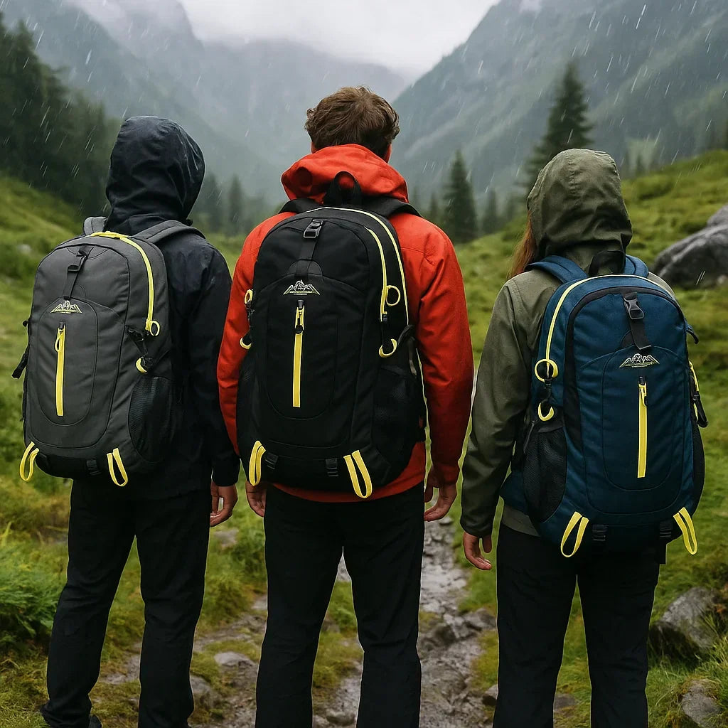 Sac à dos de randonnée imperméable unisexe 40 L pour aventures en plein air