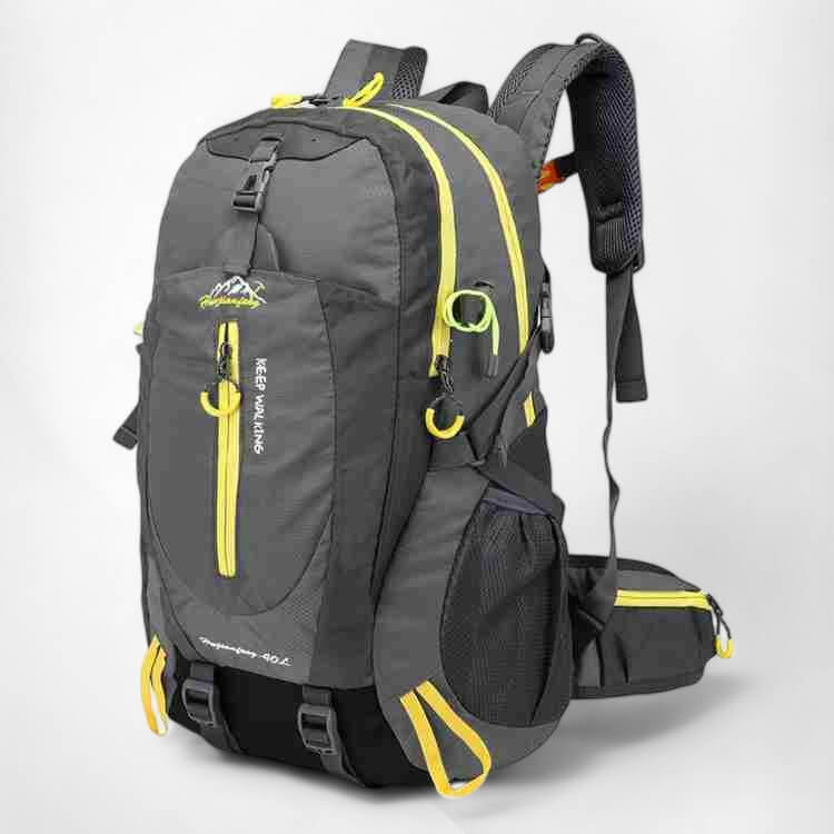 Sac à dos de randonnée imperméable unisexe 40 L pour aventures en plein air
