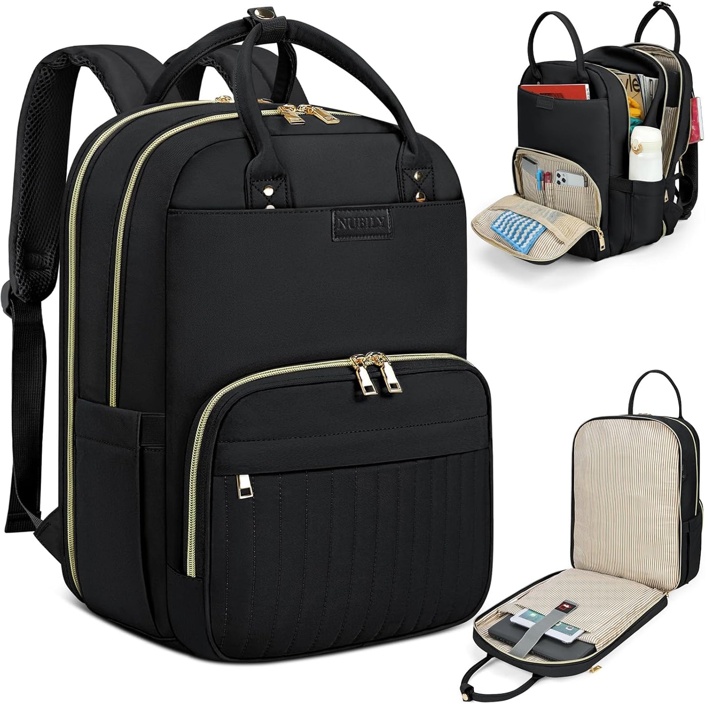 Sac à dos de voyage unisexe pour ordinateur portable, déperlant - 15,6