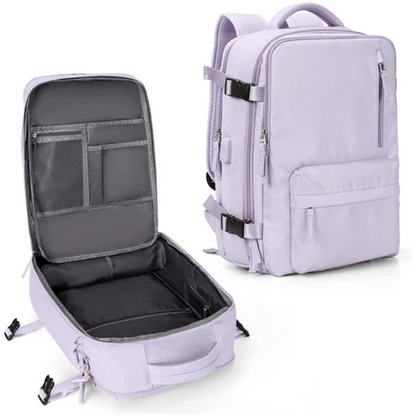 Sac à dos imperméable 25 L avec conception antivol et compartiment pour ordinateur portable