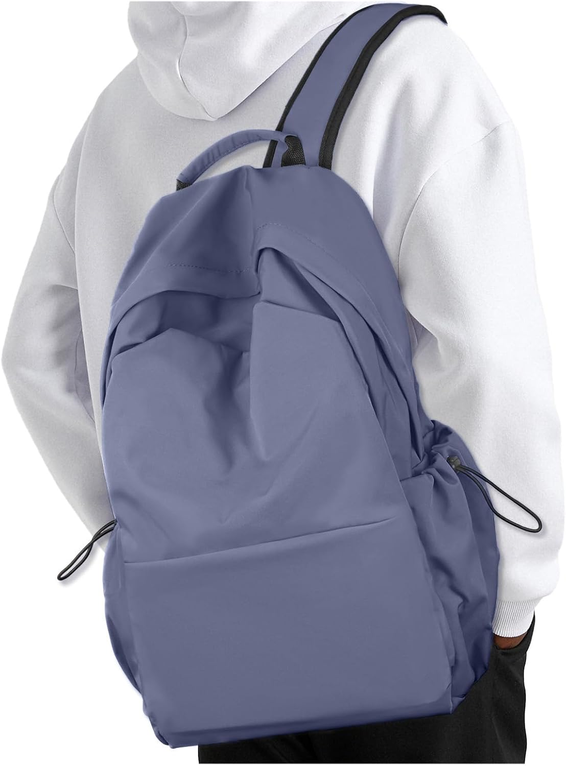 Sac à dos léger et déperlant pour ordinateur portable et voyage avec compartiments organisés