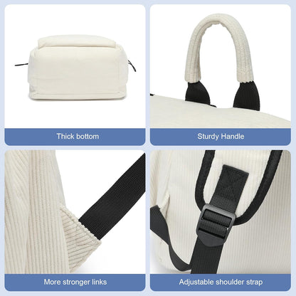 Sac à dos léger et déperlant pour ordinateur portable et voyage avec compartiments organisés