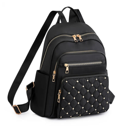 Sac à dos pour femme en nylon léger et déperlant pour le voyage et l’école