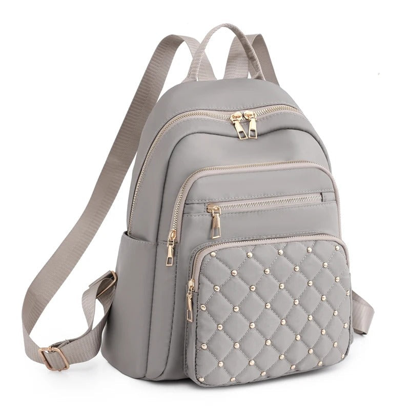 Sac à dos pour femme en nylon léger et déperlant pour le voyage et l’école