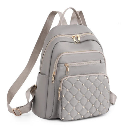 Sac à dos pour femme en nylon léger et déperlant pour le voyage et l’école