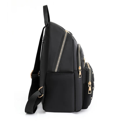 Sac à dos pour femme en nylon léger et déperlant pour le voyage et l’école