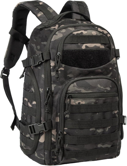 Sac à dos tactique 35 L mixte - système MOLLE et rangement pour ordinateur portable