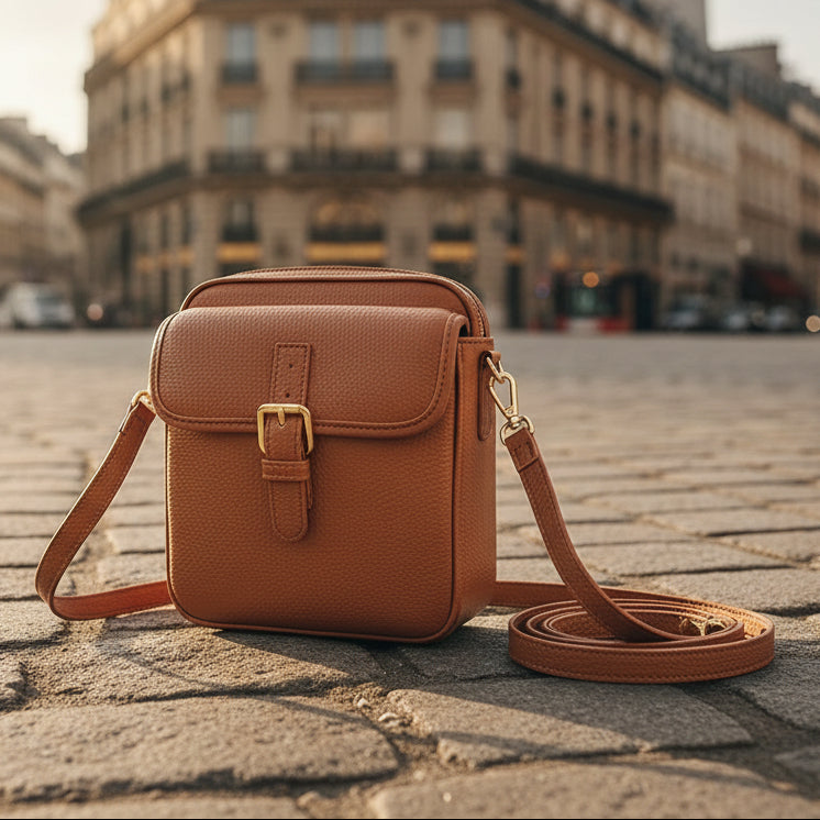 Sac antivol compact avec bandoulière réglable et grande capacité de rangement