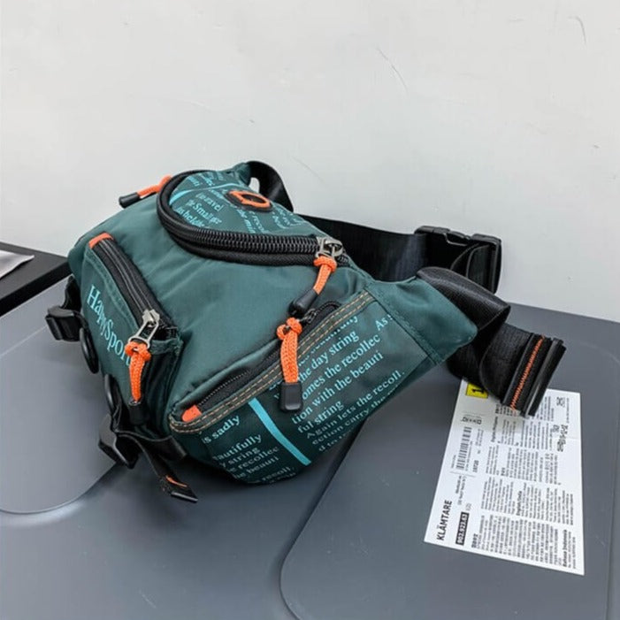 Sac banane et à bandoulière de voyage résistant à l’eau pour homme
