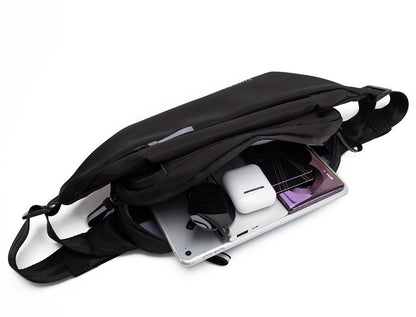 Sac banane unisexe déperlant multipoches pour le voyage et le sport