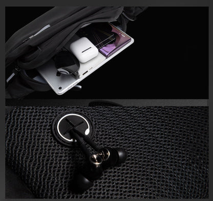 Sac banane unisexe déperlant multipoches pour le voyage et le sport