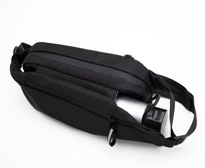 Sac banane unisexe déperlant multipoches pour le voyage et le sport