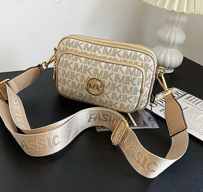 Sac bandoulière à monogramme pour femme avec détail chaîne