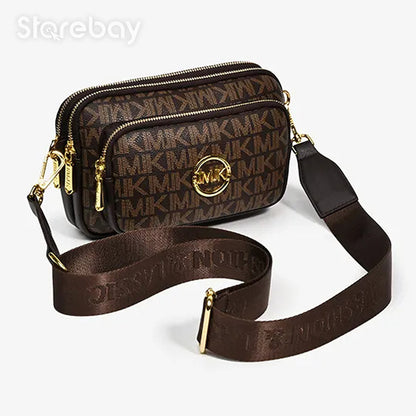 Sac bandoulière à monogramme pour femme avec détail chaîne