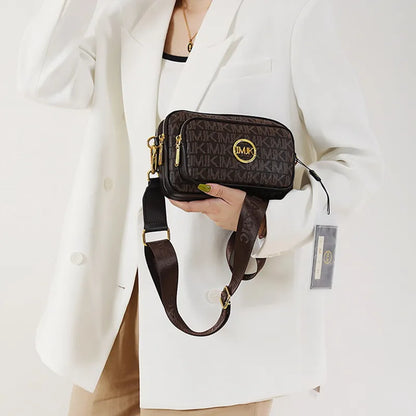 Sac bandoulière à monogramme pour femme avec détail chaîne