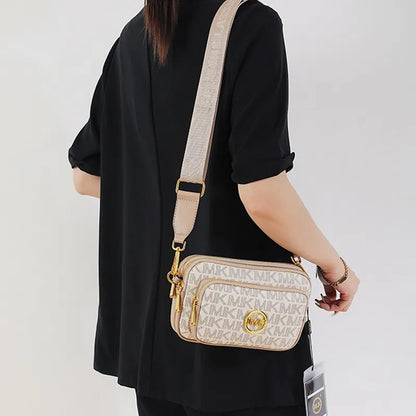 Sac bandoulière à monogramme pour femme avec détail chaîne