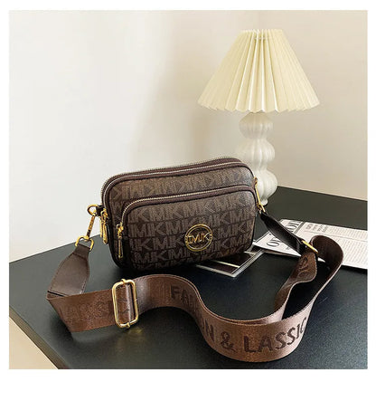 Sac bandoulière à monogramme pour femme avec détail chaîne