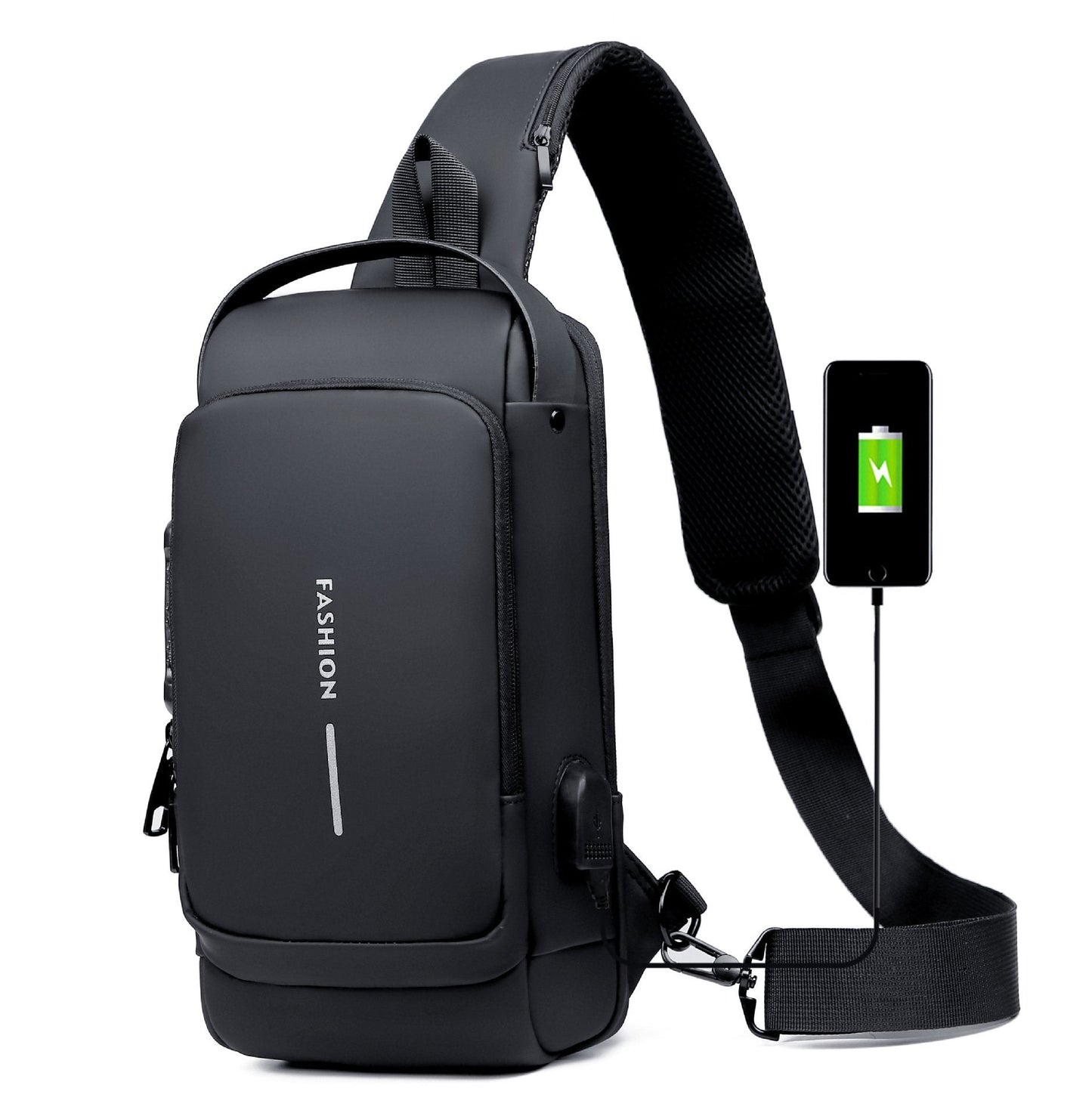 Sac bandoulière antivol