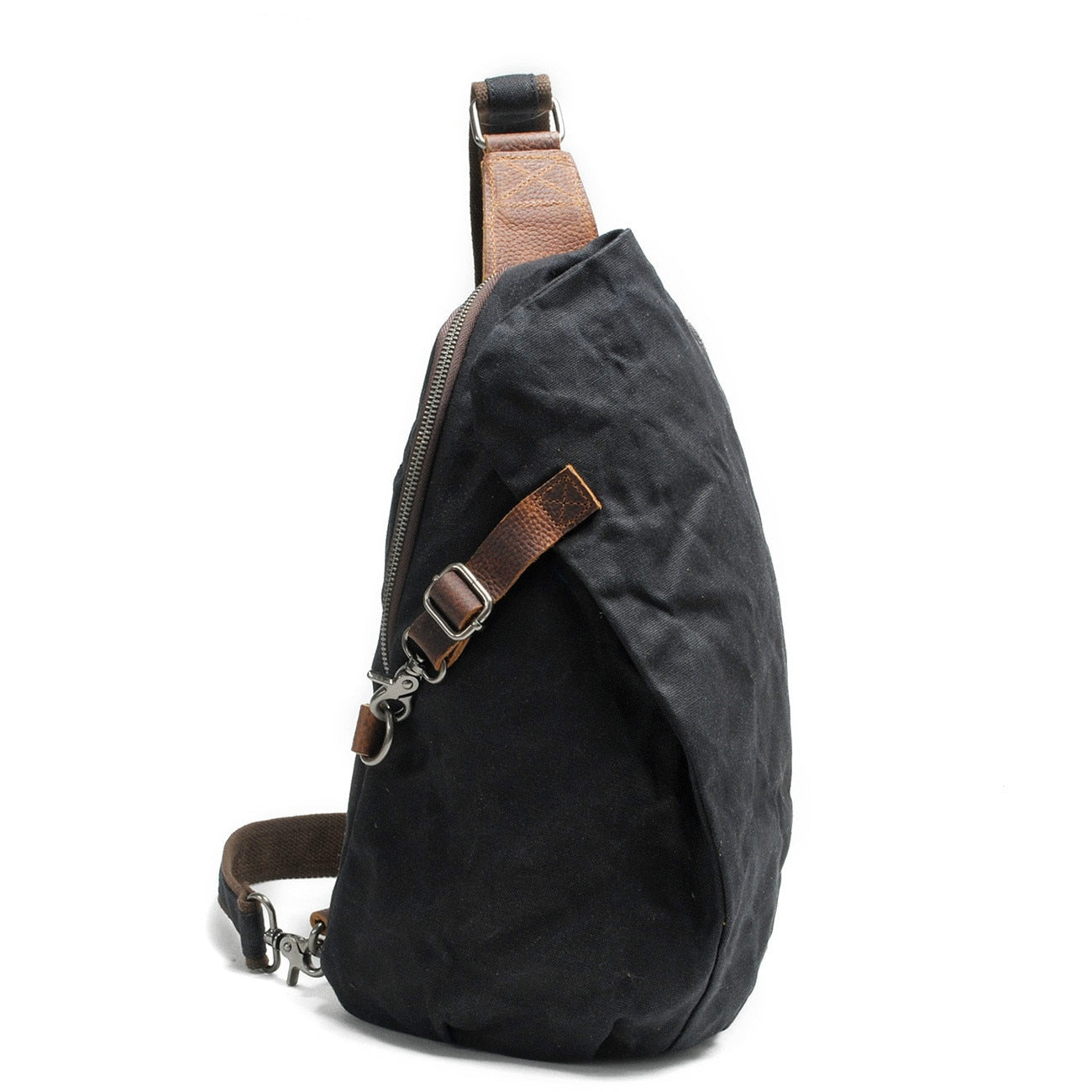 Sac bandoulière en toile déperlante avec poche antivol – multiporté