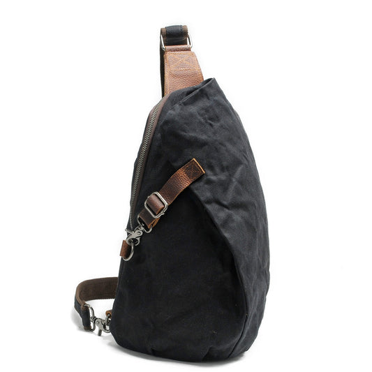Sac bandoulière en toile déperlante avec poche antivol – multiporté