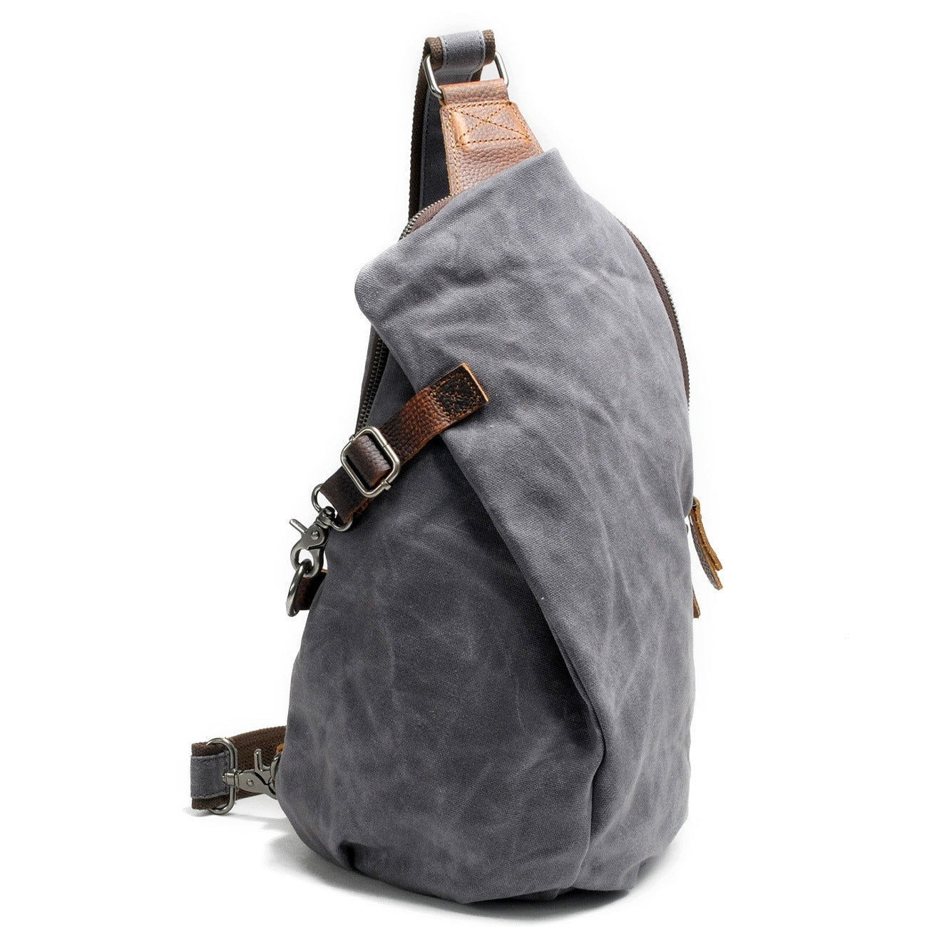 Sac bandoulière en toile déperlante avec poche antivol – multiporté