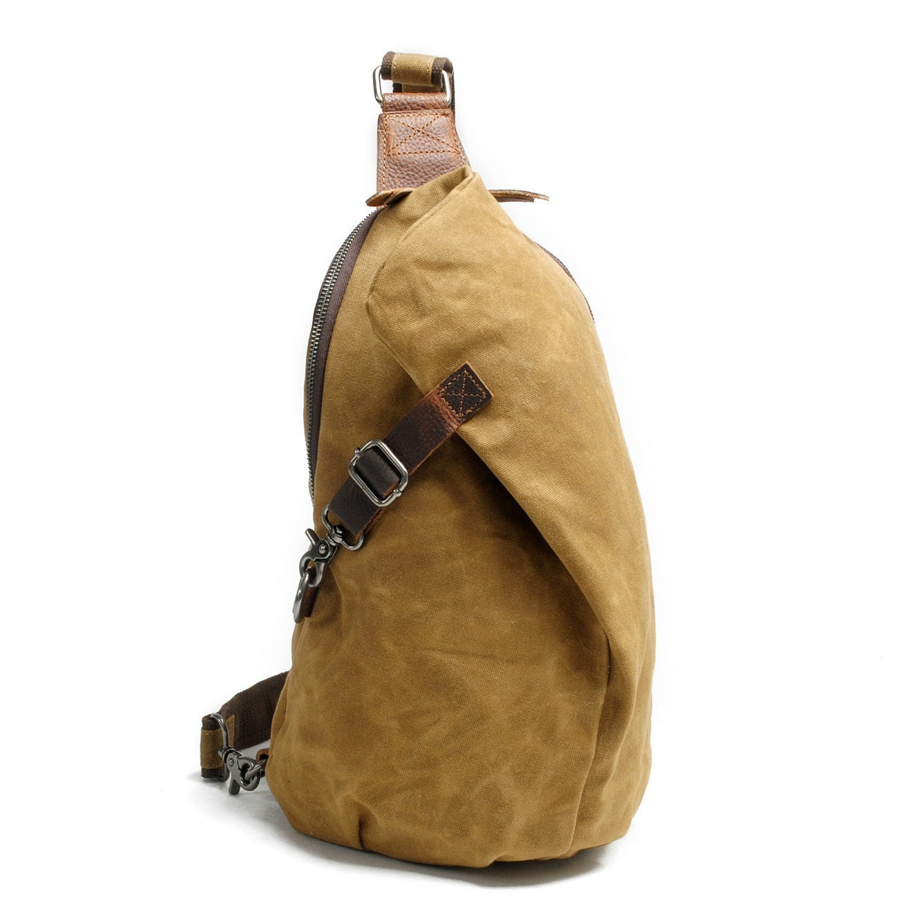 Sac bandoulière en toile déperlante avec poche antivol – multiporté