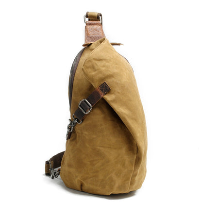 Sac bandoulière en toile déperlante avec poche antivol – multiporté