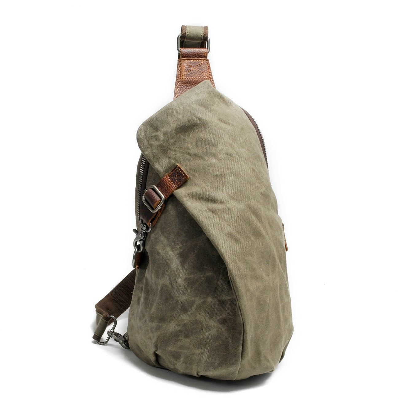Sac bandoulière en toile déperlante avec poche antivol – multiporté