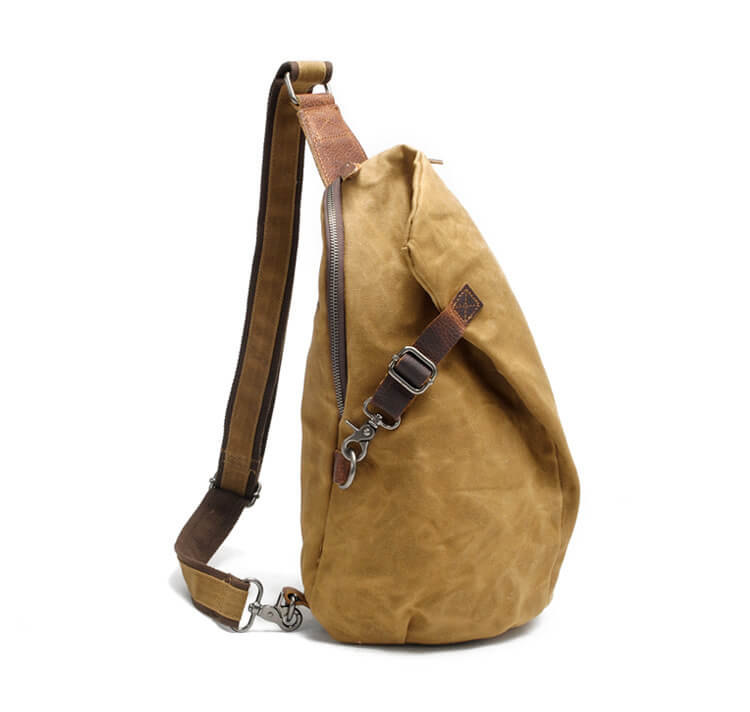 Sac bandoulière en toile déperlante avec poche antivol – multiporté