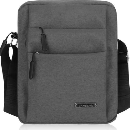 Sac bandoulière homme imperméable avec dispositif anti-vol