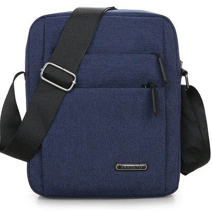 Sac bandoulière homme imperméable avec dispositif anti-vol