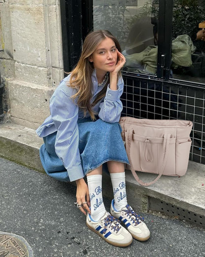 Sac cabas matelassé effet doudoune avec housse pour ordinateur portable et porte-gobelet