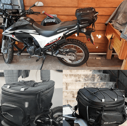 Sac d’équipement de moto unisexe résistant à l’eau - rangement à multiples compartiments