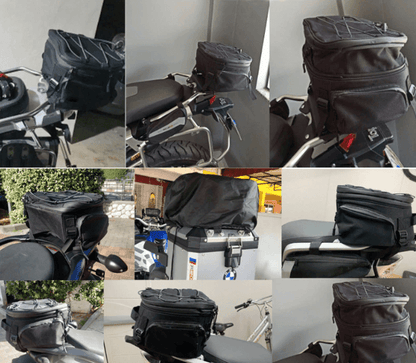Sac d’équipement de moto unisexe résistant à l’eau - rangement à multiples compartiments