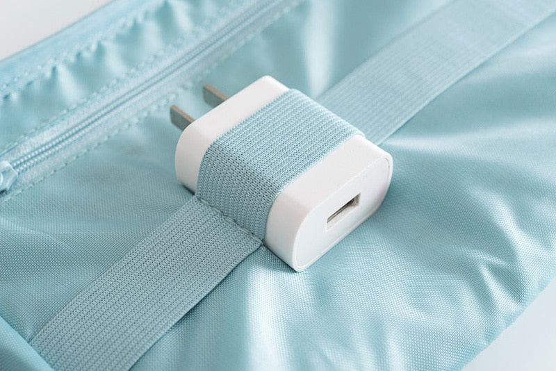 Sac de rangement unisexe compact et étanche pour accessoires électroniques