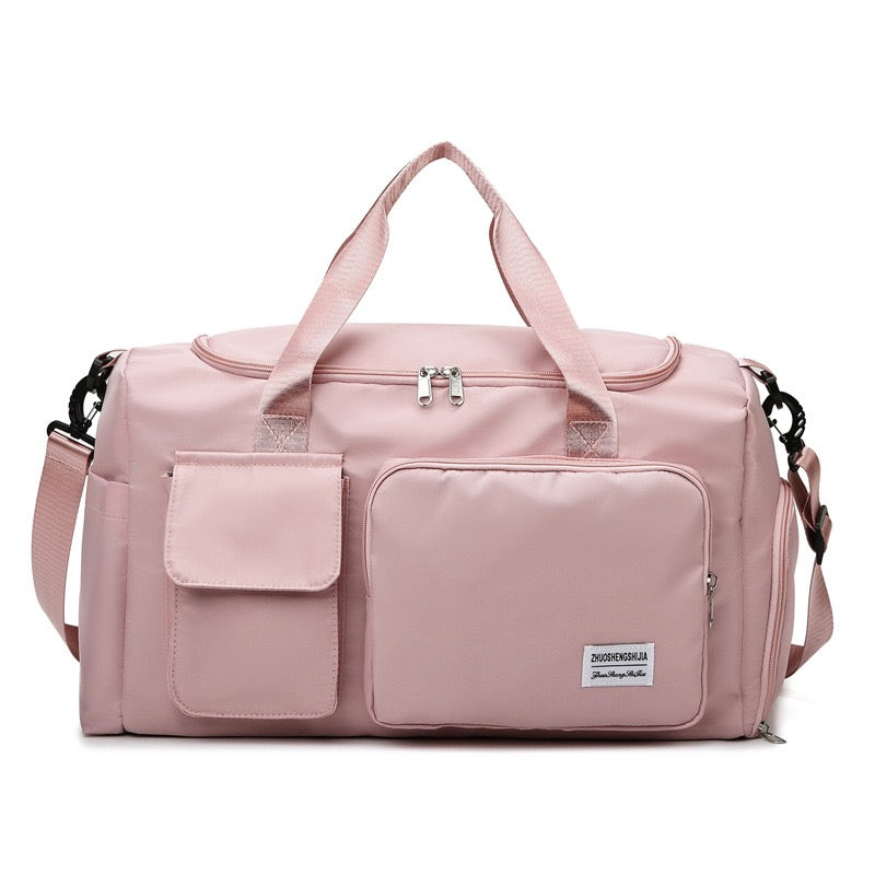 Sac polochon de sport et de voyage multipoches avec compartiment à chaussures