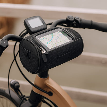 Sacoche de vélo | Compatible écran tactile | Système velcro universel