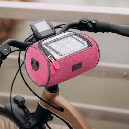 Sacoche de vélo | Compatible écran tactile | Système velcro universel