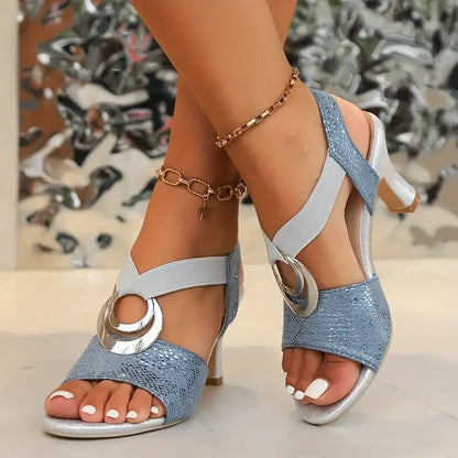 Sandale chic à talons hauts pour femme