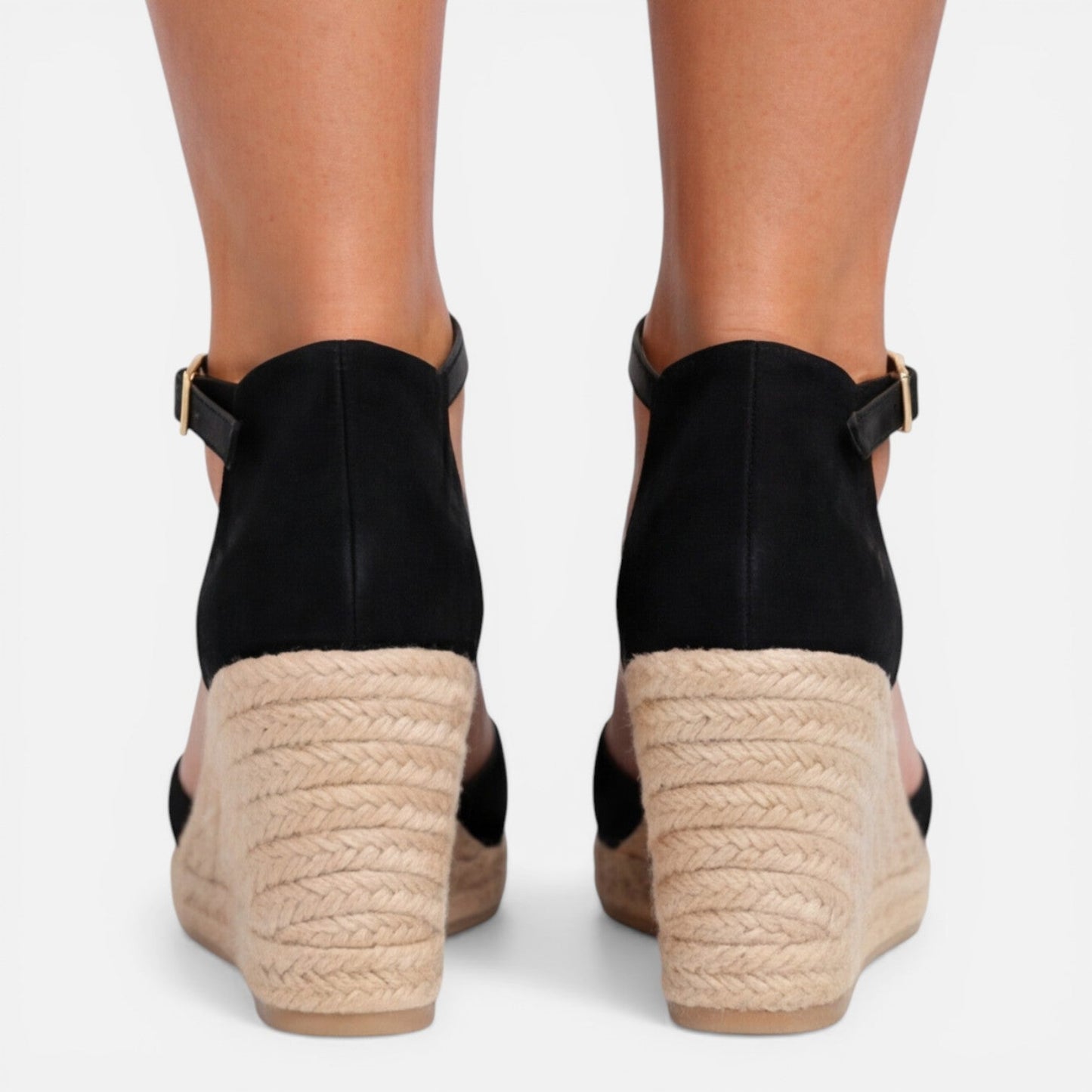 Sandales compensées orthopédiques à bout fermé pour femme