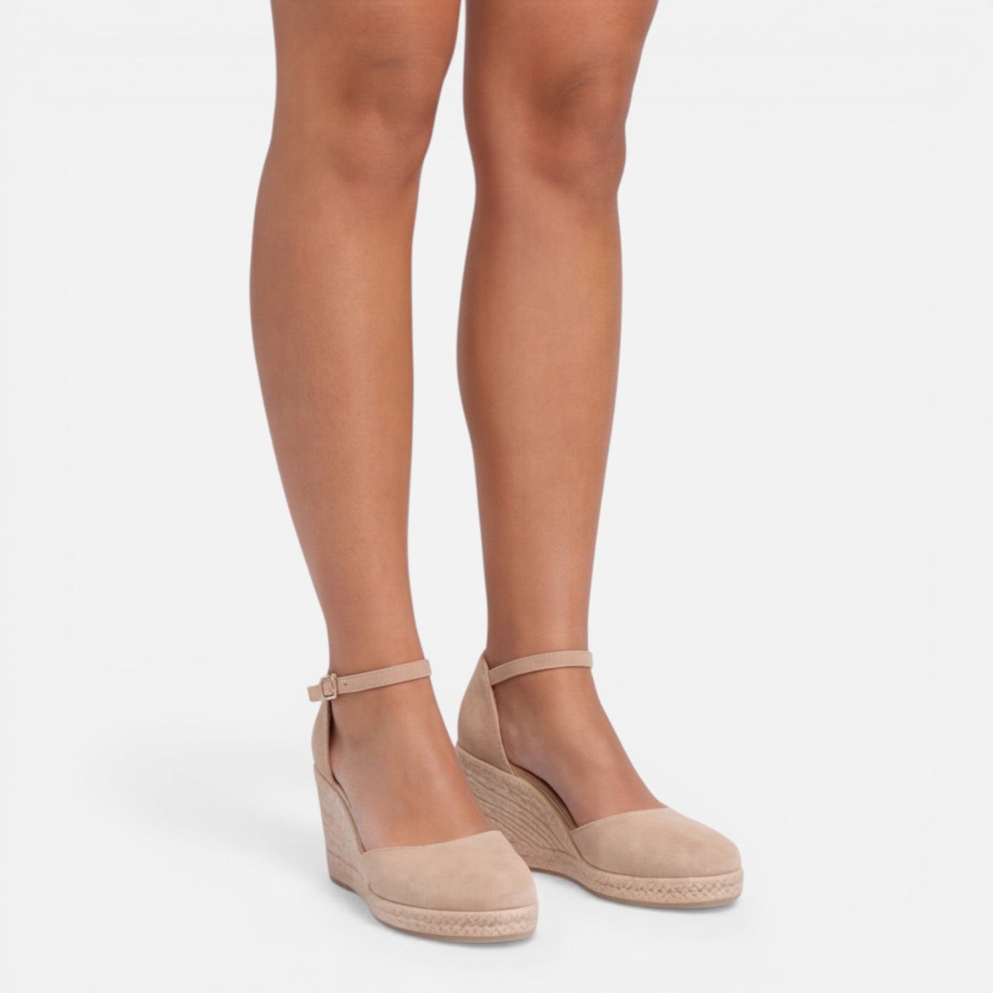 Sandales compensées orthopédiques à bout fermé pour femme